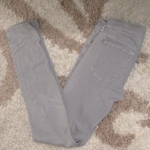7 For All Mankind Gray Skinnies